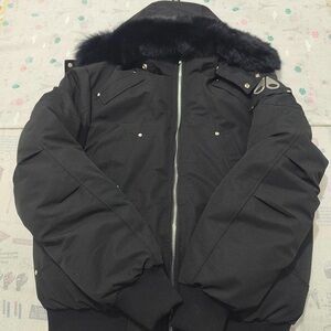 Moose Knuckles Black Extreme Cold Weather Down Jacket